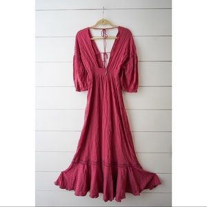Free People Mauve Midi Dress